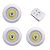 Kit 3 Lampadas Luminaria Spot 16 Leds Controle Sem Fio Remoto 15w - Imagem 1