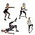 Kit 5 Faixas Elasticas Mini Band Exercicios em Casa Extensor Academia Yoga Pilates Fitness Crossfit - Imagem 17