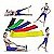 Kit 5 Faixas Elasticas Mini Band Exercicios em Casa Extensor Academia Yoga Pilates Fitness Crossfit - Imagem 23
