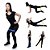 Kit 5 Faixas Elasticas Mini Band Exercicios em Casa Extensor Academia Yoga Pilates Fitness Crossfit - Imagem 10