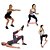 Kit 5 Faixas Elasticas Mini Band Exercicios em Casa Extensor Academia Yoga Pilates Fitness Crossfit - Imagem 18