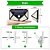 Kit 5 Luminária Energia Solar Parede 100 Led Sensor Presença 3 Funções Lampada - Imagem 5