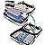 Kit 5 Saco Organizador a Vácuo Para Viagem Roupa Cobertor Closet Protetor Com Zíper Clink 50x60cm - Imagem 9