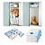 Kit 5 Saco Organizador a Vácuo Para Viagem Roupa Cobertor Closet Protetor Com Zíper Clink 50x60cm - Imagem 10