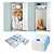 Kit 5 Saco Organizador a Vácuo Para Viagem Roupa Cobertor Closet Protetor Com Zíper Clink 50x60cm - Imagem 11
