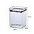 Kit 6 Potes Tampa Hermético Porta Alimentos Mantimentos Armário Cozinha - Paramount - Imagem 6