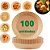 Kit com 100 unidades de papel descartável antiaderente para Air Fryer - Imagem 3