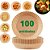 Kit com 100 unidades de papel descartável antiaderente para Air Fryer - Imagem 1