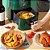 Kit com 100 unidades de papel descartável antiaderente para Air Fryer - Imagem 16