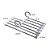 Kit com 2 Cabides Multifuncional para Calças de Inox com 5 Divisórias Branco Clink CK5151 - Imagem 11