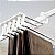 Kit com 2 Cabides Multifuncional para Calças de Inox com 5 Divisórias Branco Clink CK5151 - Imagem 16
