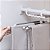 Kit com 2 Cabides Multifuncional para Calças de Inox com 5 Divisórias Branco Clink CK5151 - Imagem 13
