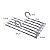 Kit com 2 Cabides Multifuncional para Calças de Inox com 5 Divisórias Branco Clink CK5151 - Imagem 10