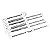 Kit com 2 Cabides Multifuncional para Calças de Inox com 5 Divisórias Branco Clink CK5151 - Imagem 6