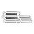 Kit com 2 Cabides Multifuncional para Calças de Inox com 5 Divisórias Branco Clink CK5151 - Imagem 9