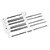 Kit com 2 Cabides Multifuncional para Calças de Inox com 5 Divisórias Branco Clink CK5151 - Imagem 5