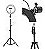 Kit Completo Ring Light Com Tripé Dimmer Youtuber Selfie Pro - Imagem 3