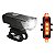 Kit de luzes de bicicleta recarregável, conjunto de farol e lanterna traseira, liberação rápida, impermeável, vários mod - Imagem 1