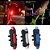 Kit de luzes de bicicleta recarregável, conjunto de farol e lanterna traseira, liberação rápida, impermeável, vários mod - Imagem 13