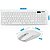 Kit Teclado E Mouse Sem Fio Wireless Para Computador Pc Notebook Português Teclado Abnt 2 Com Ç Home Office - Imagem 8