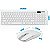 Kit Teclado E Mouse Sem Fio Wireless Para Computador Pc Notebook Português Teclado Abnt 2 Com Ç Home Office - Imagem 7