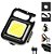 Lanternas pequenas COB, chaveiro recarregável brilhante de 800 lúmens Mini lanterna 3 modos de luz Luz de bolso portátil - Imagem 1