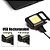 Lanternas pequenas COB, chaveiro recarregável brilhante de 800 lúmens Mini lanterna 3 modos de luz Luz de bolso portátil - Imagem 13