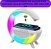 Luminária De Mesa Abajur Rgb Smart Bluetooth Wireles Tecnologia RGB Speaker Caixa De Som E Carregador Por Indução - Imagem 17