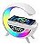 Luminária De Mesa Abajur Rgb Smart Bluetooth Wireles Tecnologia RGB Speaker Caixa De Som E Carregador Por Indução - Imagem 2