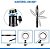 Luz e Iluminador Ring Light 6 Polegadas 36 Led Usb Led Misto Mesa - Imagem 14