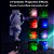 Projetor de Luz Galáxia - Estrela de Astronautas para Luz Noturna de Quarto com Brilho Ajustável - Imagem 4