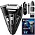 Maquina De Corte 3 Em 1 Kemei Shaver km-6558 - Imagem 11