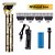 Máquina Elétrica Masculina Recarregável de Cortar Cabelo e Barbear VINTAGE T9 (Buda 1 Bateria) - Imagem 4