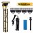 Máquina Elétrica Masculina Recarregável de Cortar Cabelo e Barbear VINTAGE T9 (Buda 1 Bateria) - Imagem 5