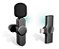 Microfone Lapela Wireless Sem Fio Compativel com iPhone iPad entrada Lightning - Imagem 1