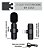 Microfone Lapela Wireless Sem Fio Compativel com iPhone iPad entrada Lightning - Imagem 9