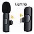 Microfone Lapela Wireless Sem Fio Compativel com iPhone iPad entrada Lightning - Imagem 6