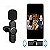 Microfone Lapela Wireless Sem Fio Compativel com iPhone iPad entrada Lightning - Imagem 12