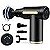 Mini Massageador Elétrico Muscular Recarregavel USB, Pistola Massageadora Corporal Portatil, 4 Ponteiras, 6 Velocidades - Imagem 2