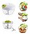Mini Processador Alimentos Manual Triturador Cortador Mixer - Imagem 19
