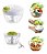 Mini Processador Alimentos Manual Triturador Cortador Mixer - Imagem 20