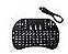 Mini Teclado Wireless Keyboard com Touchpad Com Led Usb Android Console e Tv - Imagem 17
