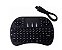 Mini Teclado Wireless Keyboard com Touchpad Com Led Usb Android Console e Tv - Imagem 16