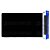 Mouse Pad Extra Grande 700x350x3mm Gamer Base Antiderrapante e Bordas Costuradas Preto Sem Estampa Exbom MP7035C - Imagem 1