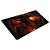 Mouse Pad Gamer Extra Grande 700x350x3mm Bordas Costuradas Base Antiderrapante Exbom Mousepad MP-7035C Dragão de Fogo - Imagem 7