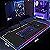 Mouse Pad Gamer Iluminado led Rgb Grande 80 cm por 30 com Mousepad gamer Led com em volta superficie speed para jogos - Imagem 5
