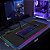 Mouse Pad Gamer Iluminado led Rgb Grande 80 cm por 30 com Mousepad gamer Led com em volta superficie speed para jogos - Imagem 4