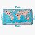 Mouse Pad Gamer Speed Extra Grande 70x35cm - Mapa Mundi Animais - Exbom - Imagem 4