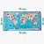 Mouse Pad Gamer Speed Extra Grande 70x35cm - Mapa Mundi Animais - Exbom - Imagem 5