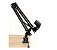 Pedestal Suporte Mesa Articulado Para Microfone Studio Rádio Sem Pop Filter - Imagem 7